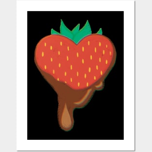 Chocolate Strawberry Posters and Art